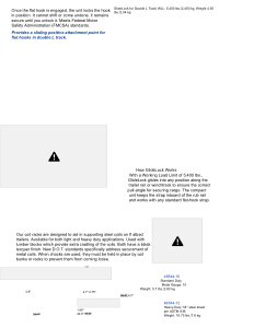 Ancra catalog page 23 showing part 50722-10