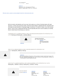 Ancra catalog page 74 showing part 49039-50