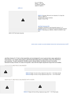 Ancra catalog page 77 showing part 49443-10