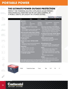 Continental catalog page 60 showing part PS2400