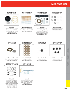 Fill-Rite catalog page 143 showing part KIT100WHP