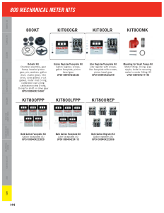 Fill-Rite catalog page 144 showing part KIT800FPP