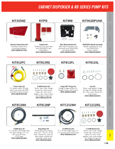 Fill-Rite catalog page 149 showing part KIT812RG