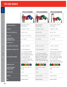 Fill-Rite catalog page 18 showing part FR1210HARC