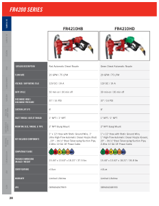Fill-Rite catalog page 26 showing part FR4210HB