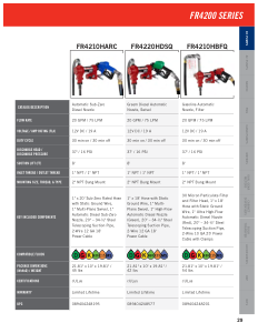 Fill-Rite catalog page 27 showing part FR4210HARC